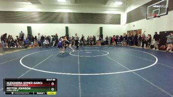 120 lbs Champ. Round 1 - Peyton Johnson, Forks (Girls) vs Alexandra Gomez-Garcia, North Thurston (Girls)