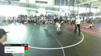 86 lbs Rr Rnd 1 - Kaiden Lepe, Pounders WC vs Jace Briquelet, Bear Wrestling