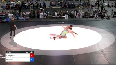 170 lbs Rnd Of 32 - Adrien Reyes, California vs Maximus Vela, Illinois