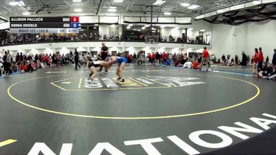 124 B Champ. Round 2 - Allison Palluck, Manchester University vs Emma Engels, Aurora University