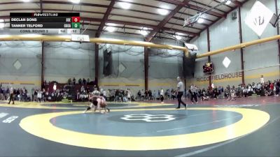 132 lbs Cons. Round 2 - Declan Sons, St Charles East vs Tanner Telford, Corner Canyon