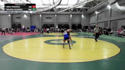 152 lbs Consi Of 16 #2 - Emily Speringo, Foran vs Melissa Valtierra, West Haven