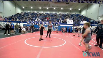 90 lbs Quarterfinal - Connor Hobart, Choctaw Ironman Youth Wrestling vs Romeo Wynn, El Reno Wrestling Club