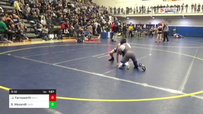 107 lbs R-32 - Justin Farnsworth, Malvern Prep vs Garrett Weyandt, Chestnut Ridge