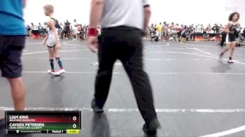 60 lbs Round 1 - Cayden Petersen, Lions Wrestling Academy vs Liam King, Backyard Brawlers