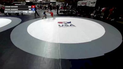 120 lbs Quarters - Logan Hayashi, Espana Wrestling vs Frank Ramirez, Brawley Wrestling Academy