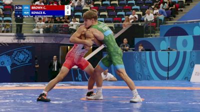 55 kg 1/8 Final - Corey Brown, United States vs Keve Kovacs, Hungary