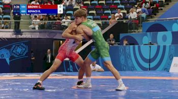 55 kg 1/8 Final - Corey Brown, United States vs Keve Kovacs, Hungary
