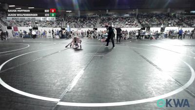 70 lbs Round Of 16 - Gauge Huffman, Northeast Take Down Club vs Jaxon Wolfenberger, Keystone Kids Wrestling Club