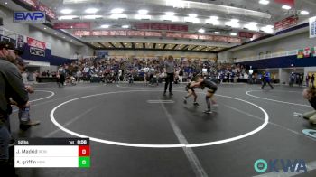 52 lbs Consolation - Jaxxe Madrid, Iron Will Wrestling Club vs Austin Griffin, Team Nomad