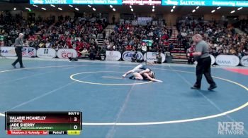 107G 1st Place Match - Jade Sherry, Student Wrestling Development Program vs Valarie McAnelly, Soldotna