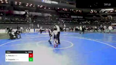 75 lbs Consolation - Casey Pekula, Seagull Wrestling Club vs Dominic Coppola, Olympic