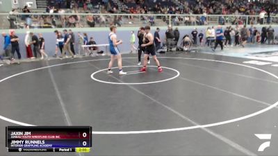 195 lbs X Bracket - Jaxin Jim, Juneau Youth Wrestling Club Inc. vs Jimmy Runnels, Interior Grappling Academy