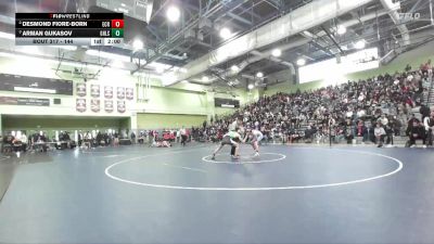 144 lbs Semifinal - Arman Gukasov, GRANADA HILLS vs Desmond Fiore-Born, El Camino Real