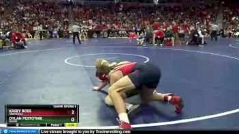 3 lbs Champ. Round 1 - Dylan Pestotnik, Boone vs Kasey Ross, Urbandale