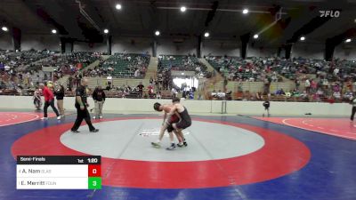 90 lbs Semifinal - Aiden Nam, Glasgow Wrestling Academy vs Elijah Merritt, Foundation Wrestling