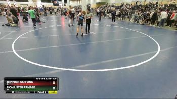 106 lbs Cons. Round 2 - Brayden Oeffling, IL vs McAllister Ramage, WI