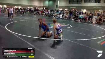 126 lbs Round 4 (6 Team) - Camden Baum, Nauman Blue vs Tylin Thrine, Indiana Prospects