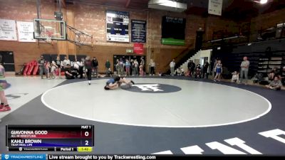 140 lbs Round 3 - Giavonna Good, All In Wrestling vs Kahli Brown, Team Real Life