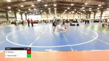 220 lbs Round Of 64 - Shane Raposo, RI vs Tucker Hammonds, WV