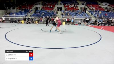 215 lbs Cons 64 #1 - Owen Barton, WY vs Joey Stephens, AL