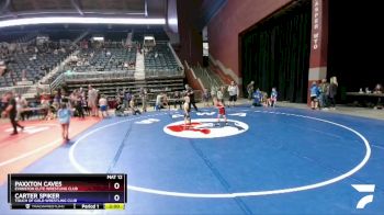 45 lbs 5th Place Match - Paxxton Caves, Evanston Elite Wrestling Club vs Carter Spiker, Touch Of Gold Wrestling Club