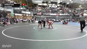 235 lbs Cons. Round 2 - McKenzie Rohr, Solomon HS vs Alli Darnall, Minneapolis HS