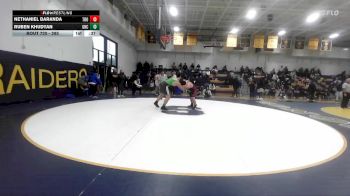 285 lbs Cons. Round 2 - Ruben Khudyan, Granada Hills Charter vs Nethaniel Baranda, Troy