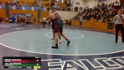 285 lbs Quarterfinal - William DeSanti, Forest Grove vs Brock Sahlfeld, Glencoe