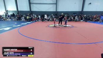 40-44 lbs Round 1 - Audrey Heaton, Thunder Mountain Wrestling Club vs Juliet Soto, Sunnyside Ironman Wrestling