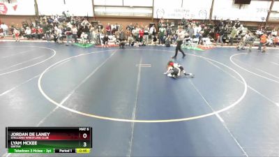 42 lbs Champ. Round 1 - Lyam Mckee, Uintah vs Jordan De Laney, Stallions Wrestling Club