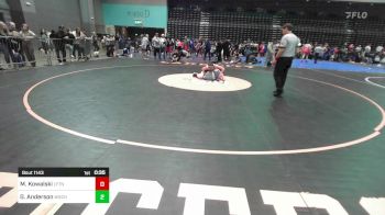 106 lbs Consi Of 32 #2 - Michael Kowalski, Layton vs Gage Anderson, Wasatch