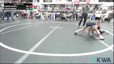 67 lbs Round Of 16 - Delanie Wartchow, Shelton Wrestling Academy vs Lane Plumlee, Mustang Bronco Wrestling Club