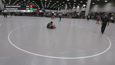 157 lbs Cons. Rd Of 16 - Cruz Morales, NB Elite Wrestling Club vs Blake Samuelson, Kansas City Training Center