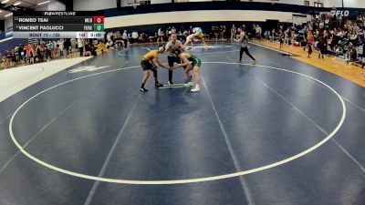 133 lbs Champ. Round 1 - Vincent Paolucci, York (pa) vs Romeo Tsai, McDaniel