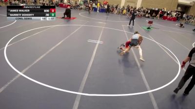 12U - 92 lbs Cons. Semis - James Walker, MN Elite Wrestling Club vs Barrett Doherty, Zimmerman Wrestling Club
