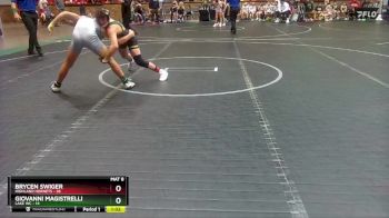 120 lbs Round 1 (4 Team) - Brycen Swiger, Highland Hornets vs Giovanni Magistrelli, Lake WC