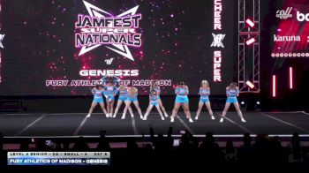Fury Athletics of Madison - Genesis [2026 L4 Senior - D2 - Small - A DAY 2] 2026 JAMfest Cheer Super Nationals