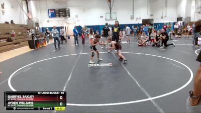 60 lbs 2nd Place Match - Gabryel Baxley, KC Elite Training Center vs Ayden Williams, KC Elite Training Center