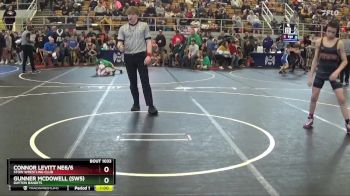 100 lbs Cons. Round 1 - Connor Levitt Ne6/6, Stow Wrestling Club vs Gunner McDowell (sw5), Dayton Bandits