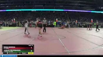 D2-215 lbs Cons. Round 2 - Ryan Dimmick, St Johns vs Harun Mkumbakwa, Lansing Eastern