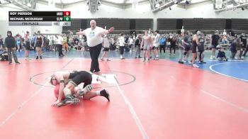 116 lbs 7th Place - Roy Pierson, American MMAW - MSC vs Michael McGuigan, Clearview - MSC