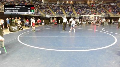 105 lbs Consy 1 - Santino McGlone, Philadelphia vs Hudson Kovach, Forest Hills