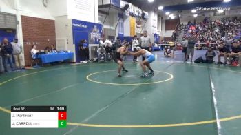 132 lbs Prelims - Jessie Martinez, Tustin vs JUSTIN CARROLL, Granite Hills