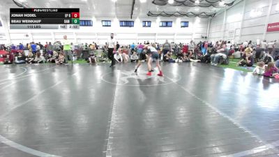 115 lbs Semifinal - Jonah Hodel, EP Rattlers-EL vs Beau Weinkauf, BAM Training Center-EL