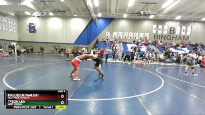 165 lbs Cons. Semi - Tyson Lea, West Jordan vs Maluelue Faaliliu, Team Pride Academy