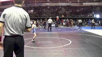 57 lbs Quarterfinal - Asher Bingham, Division Bell Wrestling vs Kaleb Valdez, El Paso WildCats