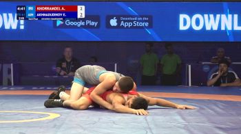 61 kg 1/2 Final - Ali Khorramdel, Iran vs Eldar Akhmadudinov, Individual Neutral Athletes