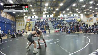 113 lbs Quarterfinals (8 Team) - Timothy Carroll, Douglas vs Bryan Morales, South Dade