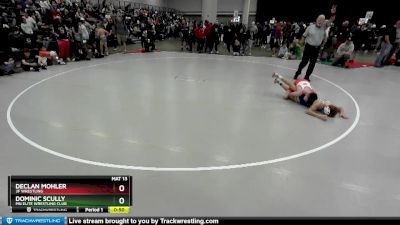 100 lbs Cons. Round 4 - Declan Mohler, 3F Wrestling vs Dominic Scully, MN Elite Wrestling Club